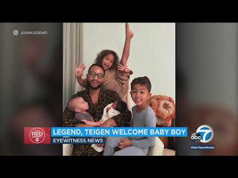 Chrissy Teigen And John Legend Welcome New Baby Boy