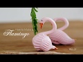 「Eng Sub/中字」装饰神器 / 火烈鸟蛋白糖 / 啊你看那呆头鹅多么妖娆 / how to easily pipe meringue flamingo？/ cake decoration