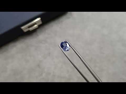 Natural untreated blue sapphire 2.62 carats in oval cut, Sri Lanka Video  № 1