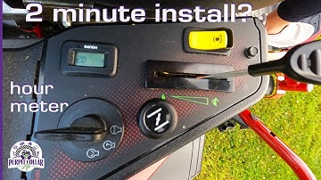 Toro TIMECUTTER hour meter installation in 2 (or 20) minutes