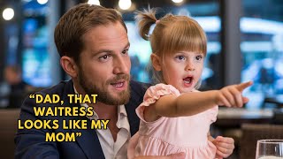 DADDY, THAT WAITRESS LOOKS JUST LIKE MOMMY" — HE TURNED AROUND AND FROZE -  YouTube