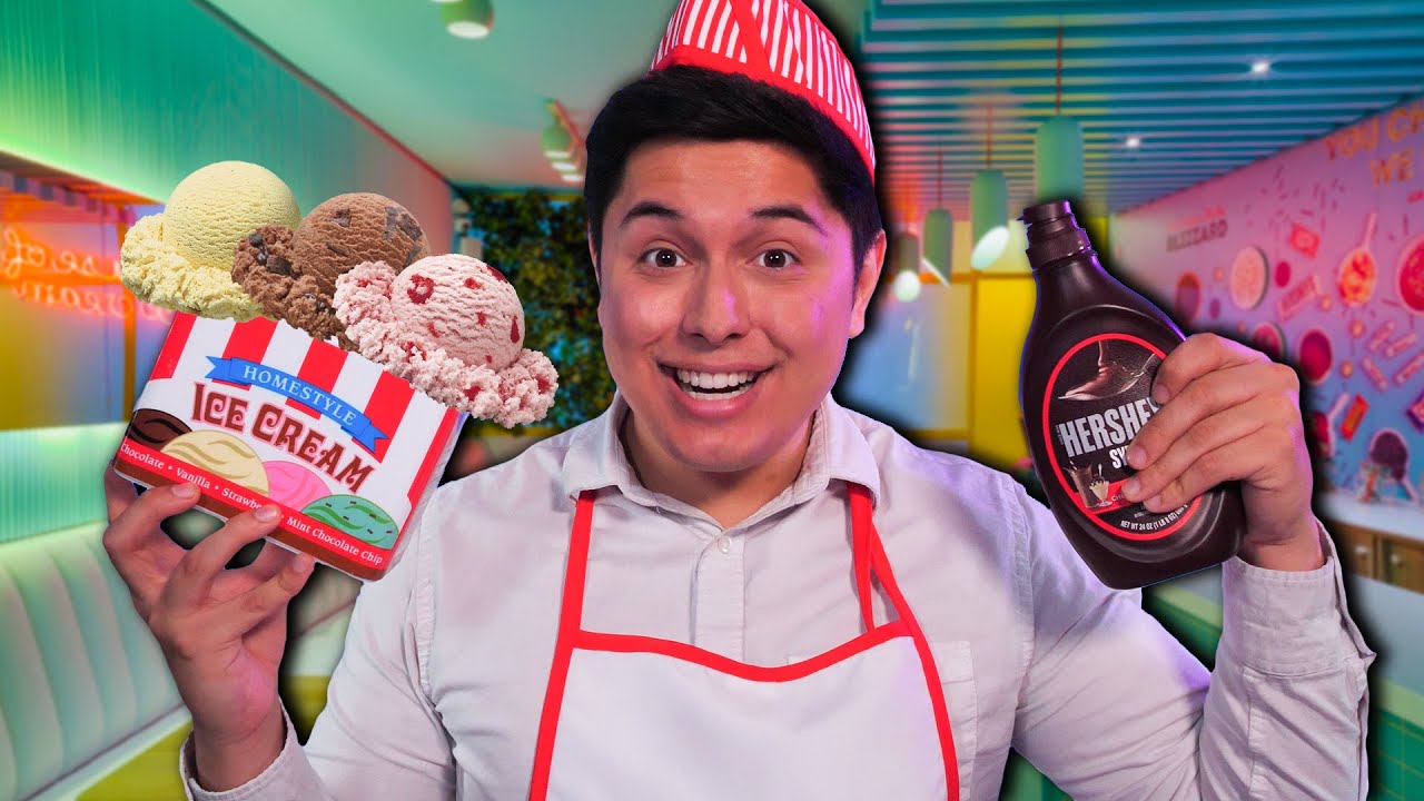 ASMR | The NICE Ice Cream Parlor (Dessert, Food, & Whispers)