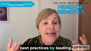 Why every remote team needs an offsite - Rowena Hennigan