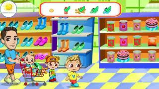 TRÒ CHƠI MUA SẮM SIÊU THỊ CÙNG BÉ | TRÒ CHƠI CHO BÉ BỔ ÍCH | Shopping games for kids screenshot 3