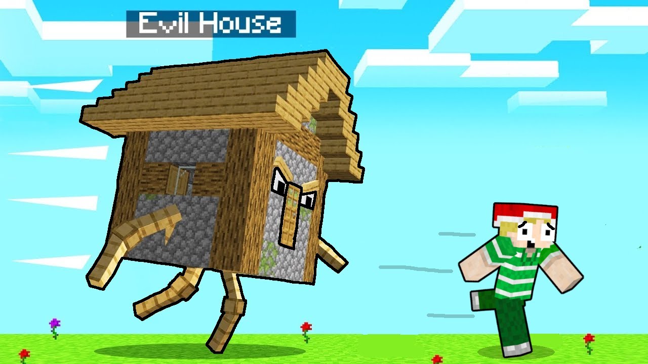 Finder LEVENDE HUS I Minecraft!!