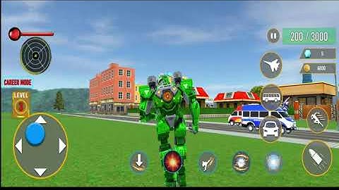 Army Bus Robot Car Game – Transforming robot