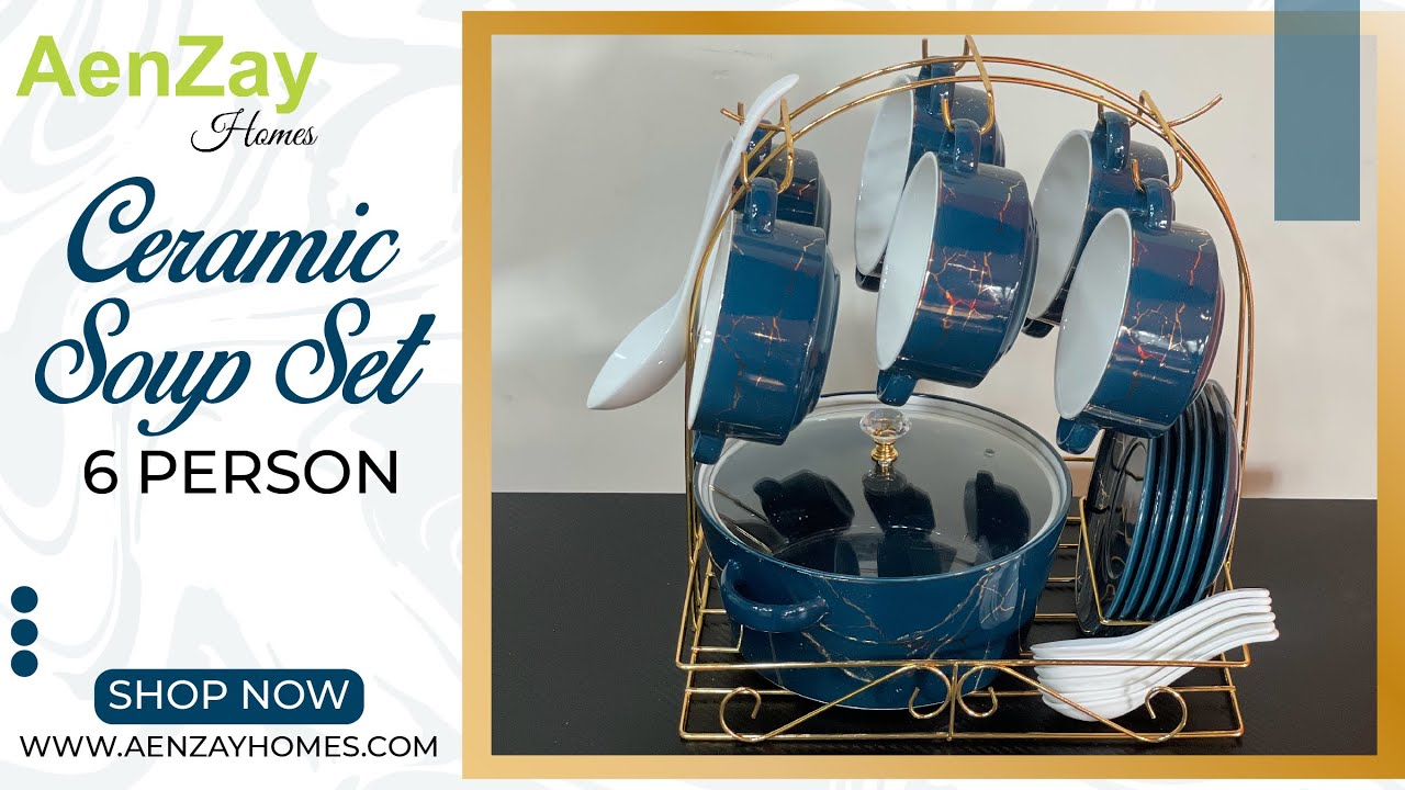 21 pcs Soup Set | Kitchen accessories | Kitchenware | AenZay Homes