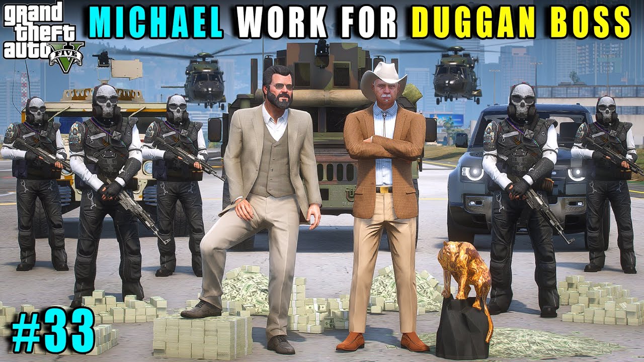 MICHAEL WORK FOR DUGGAN BOSS | GTA 5 GAMEPLAY