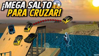 INTENTANDO CRUZAR EL RIO DE CAR PARKING MULTIPLAYER | Edwin MTR FT @DELTAX..