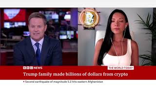 Layah Heilpern Exposes Trump's $5 BILLION Meme Coin Extraction LIVE on BBC News
