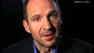 Ralph Fiennes reads a Shakespearean sonnet to close out the programme - Newsnight