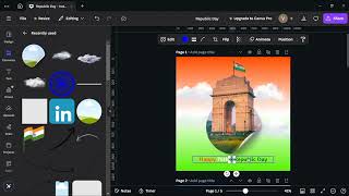 Republic Day Poster Design Tutorial I Graphic Design Video