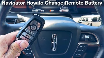 2018 - 2023 Lincoln Navigator How to change Key fob battery / how to replace remote battery