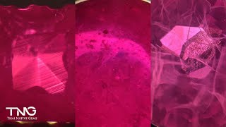 How to Check Synthetic Ruby Under a Microscope  Curved Striae, Gas Bubbles, and Quench Crackled