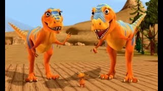 Поезд динозавров Миграция Тирексов Мультфильм про динозавров