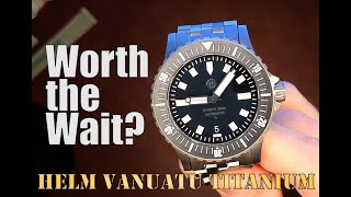 HELM VANUATU  Ti   One of the best titanium dive watches for only $350