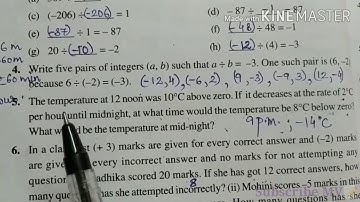 Class VII - Integers