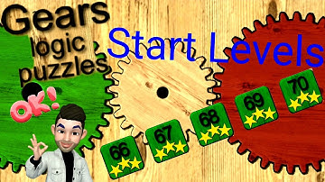Gears logic puzzles, Start Levels 66,67,68,69,70