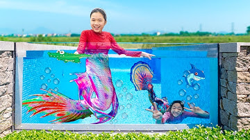 Top 10 Video Nàng Tiên Cá Trong Bể Bơi ❤ Sự Khác Biệt Giữa Học Sinh Nghèo Vs Giàu   Trang Vlog
