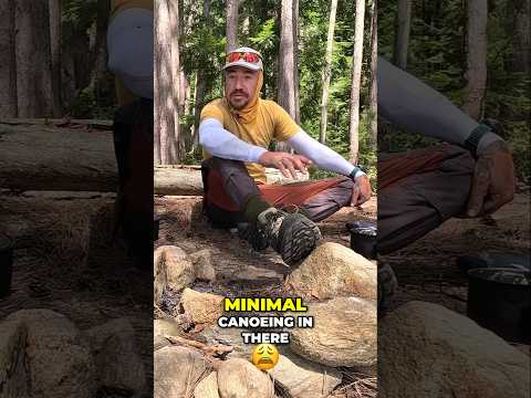 5km portage while crossing Algonquin Park