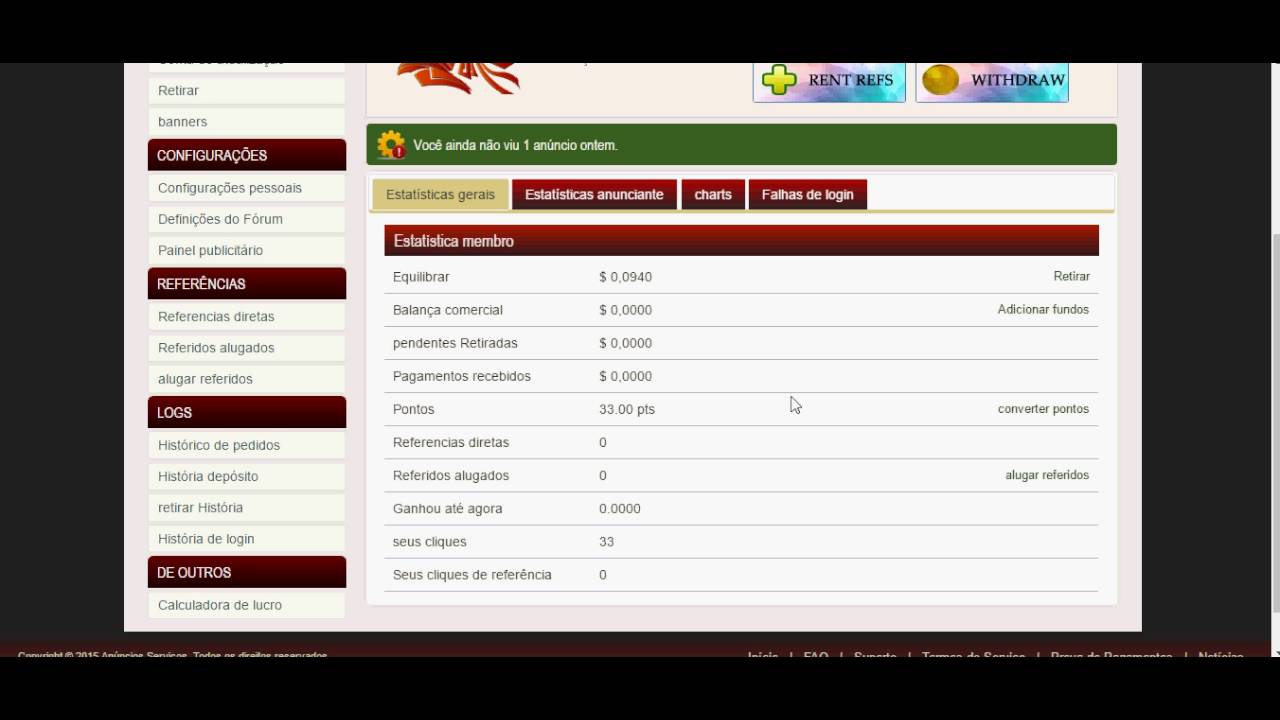 paga por clique, ptcs pagando e ptc em novo testando