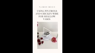 How to use a pin frog in floral design