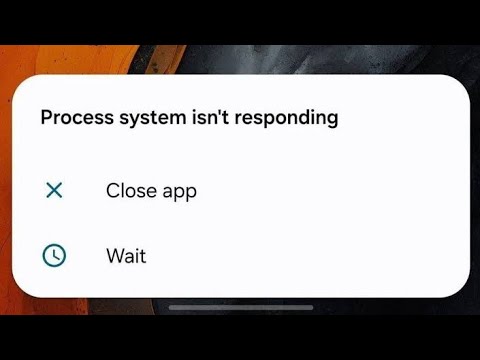 How to fix process system isn't responding samsung 2025 | process system isn't responding android