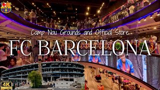2026 Camp Nou Shopping Tour | Biggest FC Barcelona Store | 4K