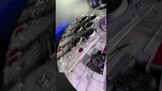 My wall-mounted customised Millennium Falcon is finally home. #millenniumfalcon #starwarstoys