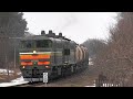 2ТЭ10У-0163 с наливным поездом / 2TE10U-0163 with a loaded oil train
