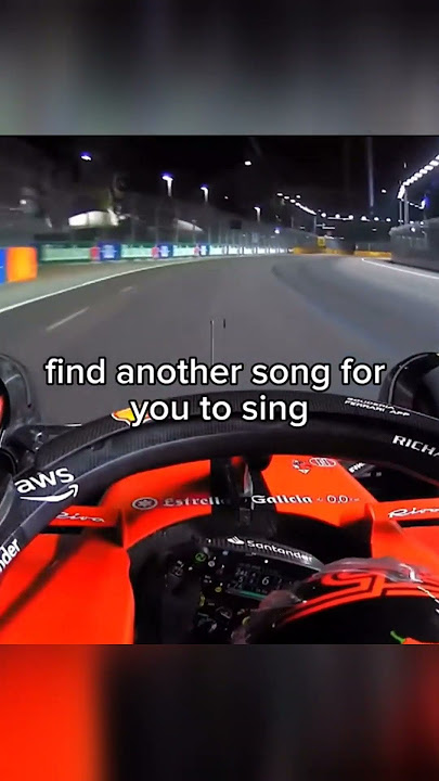 Carlos just want to sing smooth operator #f1 #formula1 #shorts