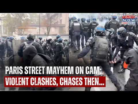 PARIS STREETS TURN BATTLEFIELD: Police Chase, Brutally Thrash Protesters| WATCH HORROR FRANCE SCENES