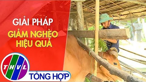 Giải pháp giảm nghèo hiệu quả