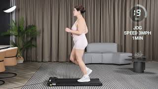 THERUN Long Walking Pad 10-Minute Fat Burn Running - W1 MAX