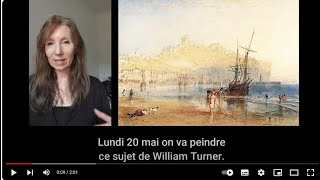 JANINE GALLIZIA Aquarelle LIVE - 20 Mai, 2024.  Jouez avec les couleurs a l'eau avec William Turner!