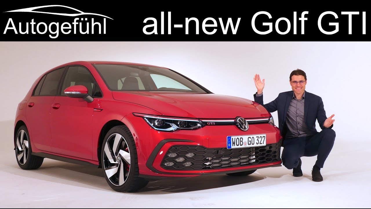 all-new VW Golf 8 GTI vs GTE vs GTD REVIEW comparison Exterior