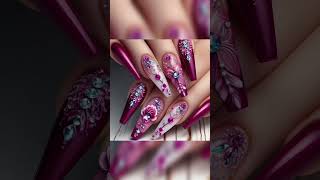 Wedding inspired glamorous nails 2025