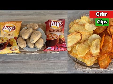 EVDE LAYS NASIL YAPILIR | Chips Recipe