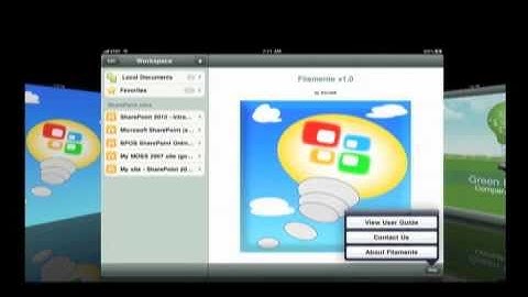 Filamente, iPad client for SharePoint