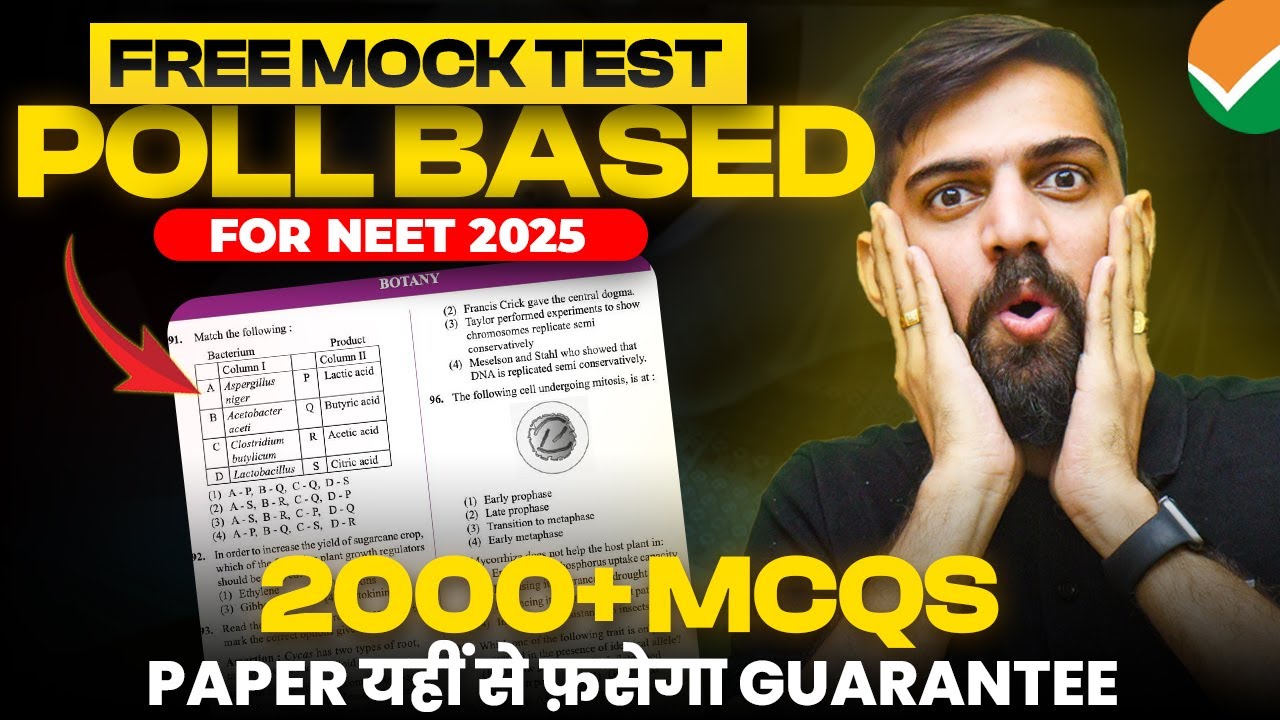 Free Test series for NEET 2025 | Best Free Test Series NEET 2025 ...