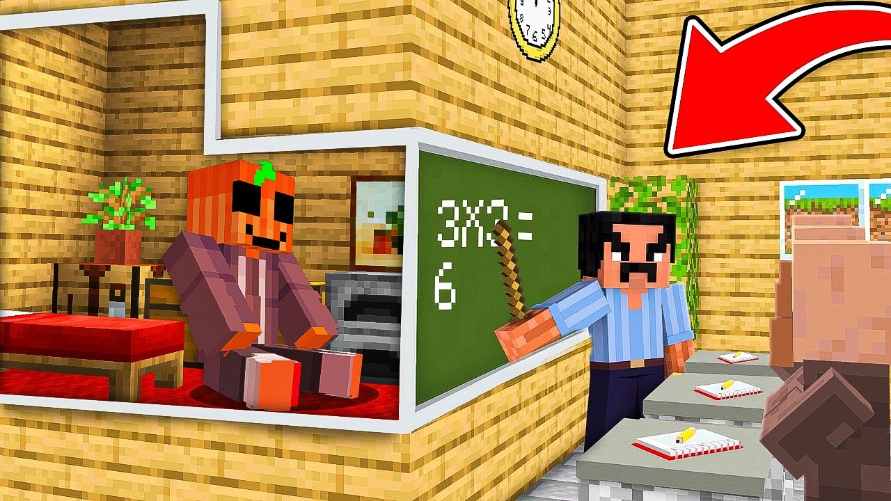 Hice SALA SECRETA En La Escuela de Aldeanos!