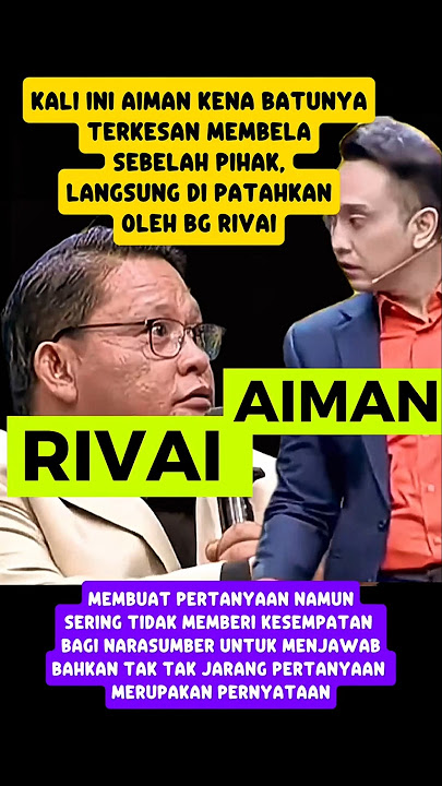 THIS TIME AIMAN GOT THE ROCK #jokowi #roysuryo #prabowo