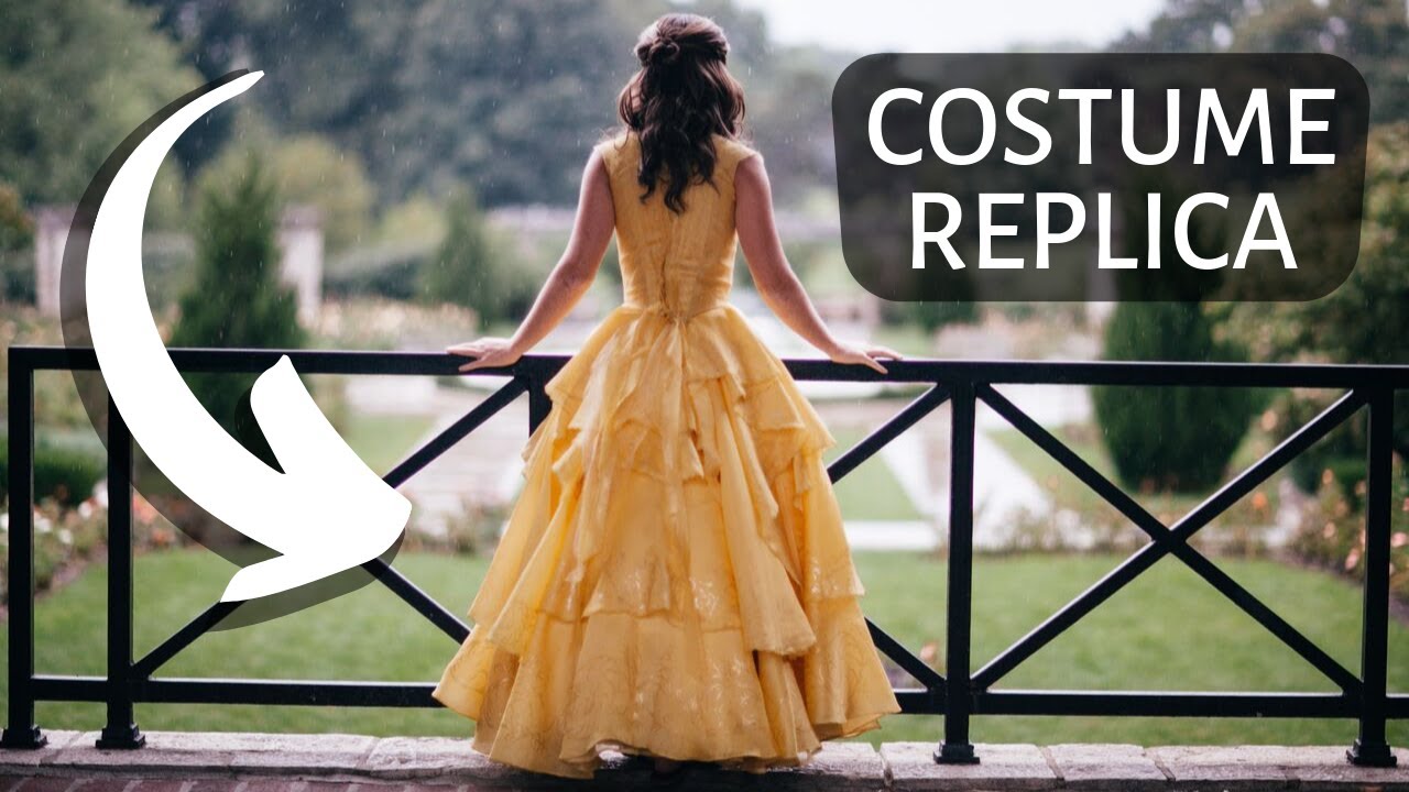 Belle Costume Yellow Dress 17 Beauty And The Beast Live Action Youtube