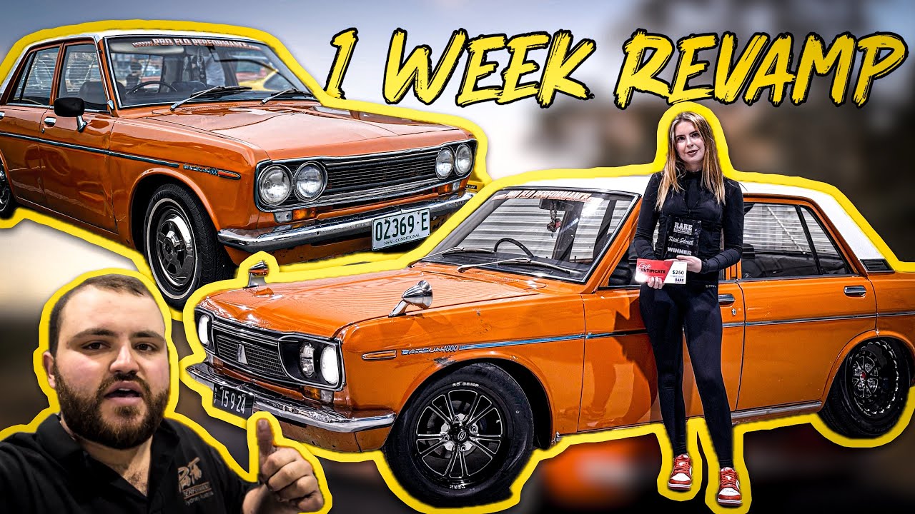 1 WEEK DATSUN REVAMP! Plus Warragamba Cars and Coffee - YouTube