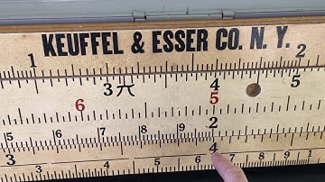 Logarithmic scale: the slide rule