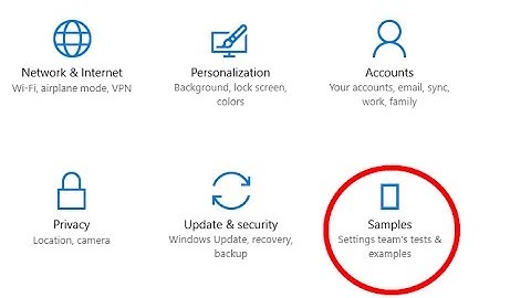 Enable Samples Page feature in Settings for Windows 10 | Just one click to active this