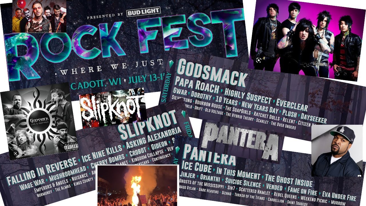 ROCK FEST coming to Cadott Wisc. in July l FULL Lineup Dates Ticket