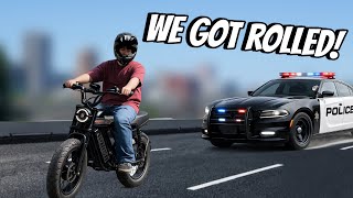 Can my street legal ebike survive a surron rideout?