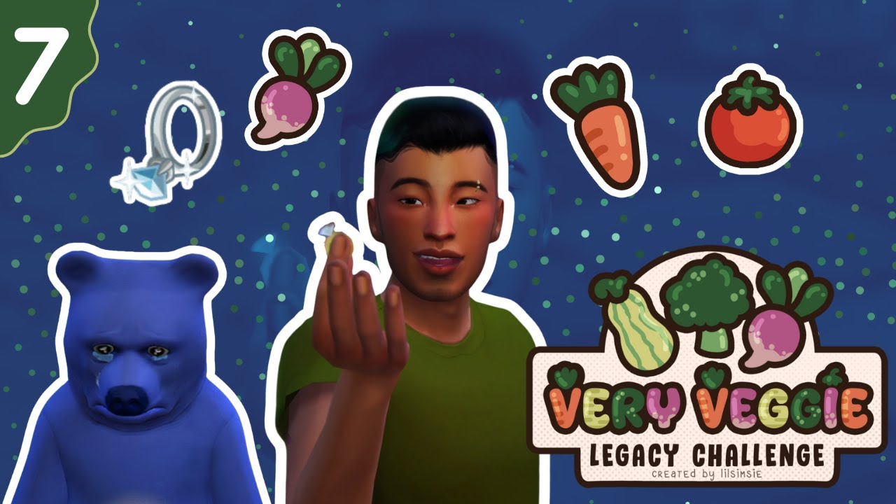 We found the ring?? 🐻😢 | The Sims 4 | Very Veggie Legacy Challenge | Gen 1 - Episode 7🥦