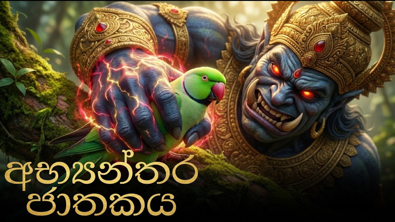 ස්වාමියා වෙනුවෙන් දිවි පරදුවට තැබූ ගිරවාගේ කතාව 🦜🥺 | Abbhanthara Jathakaya (Heart Touching Story)